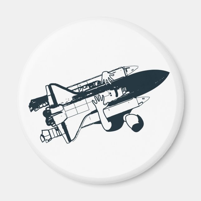 Íman Shuttle Hugger Magnet (Frente)