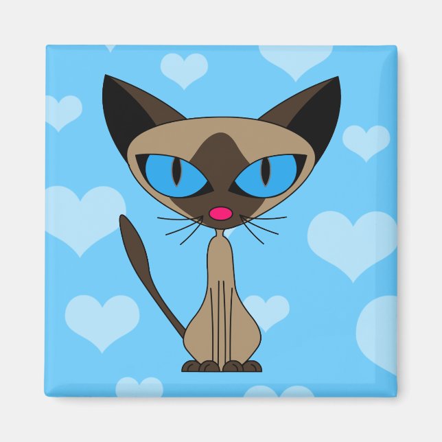 Íman Siamês Se Você Quiser - Magnet (Frente)