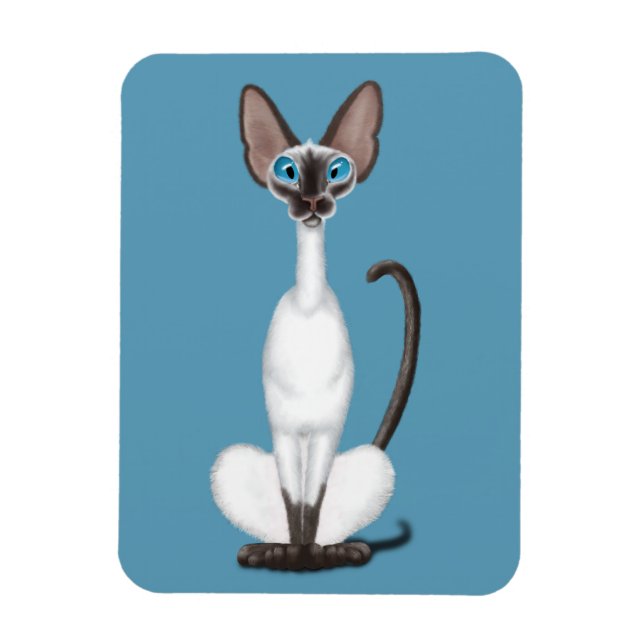 Íman Siamese Cat (Vertical)