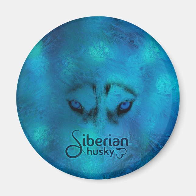 Íman Siberian Husky (Frente)