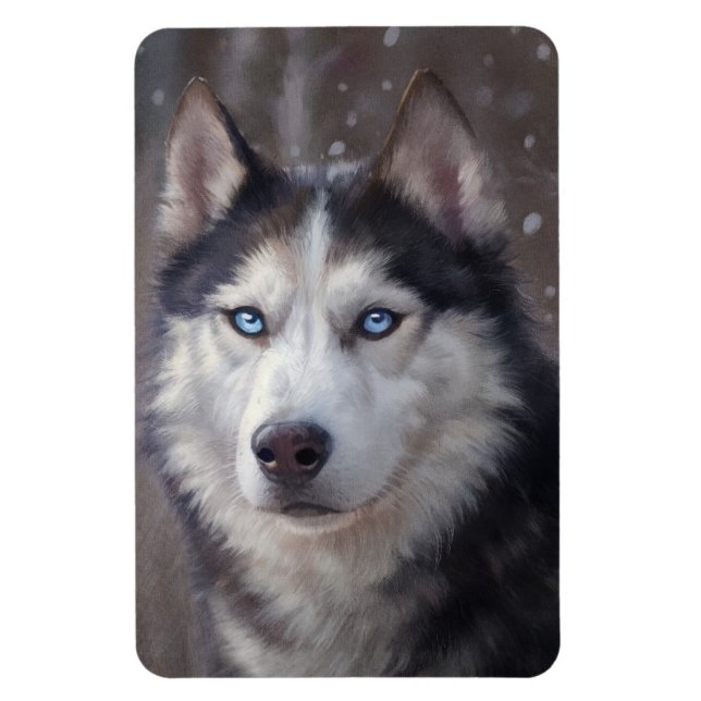 Íman Siberian Husky (Vertical)