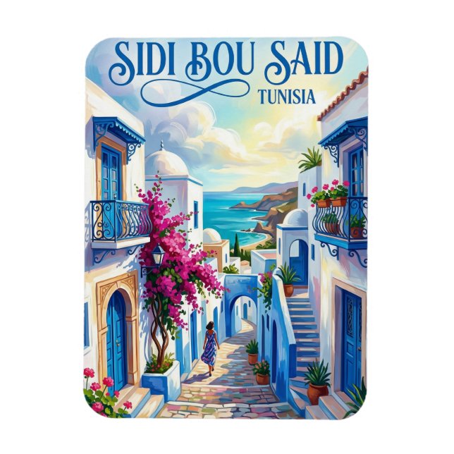 Íman Sidi Bou Said Tunísia (Vertical)