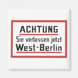 Íman Sie verlassen jetzt West-Berlin, Alemanha