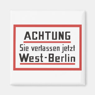 Íman Sie verlassen jetzt West-Berlin, Alemanha