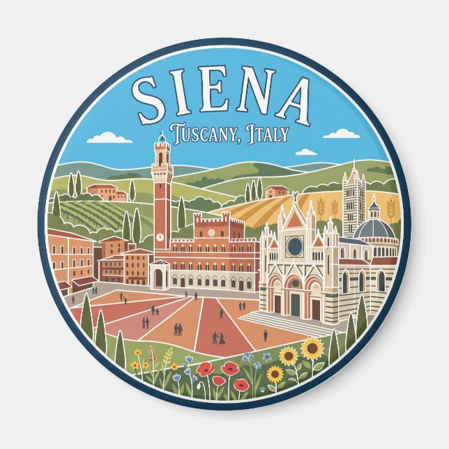Íman Siena Itália (Frente)