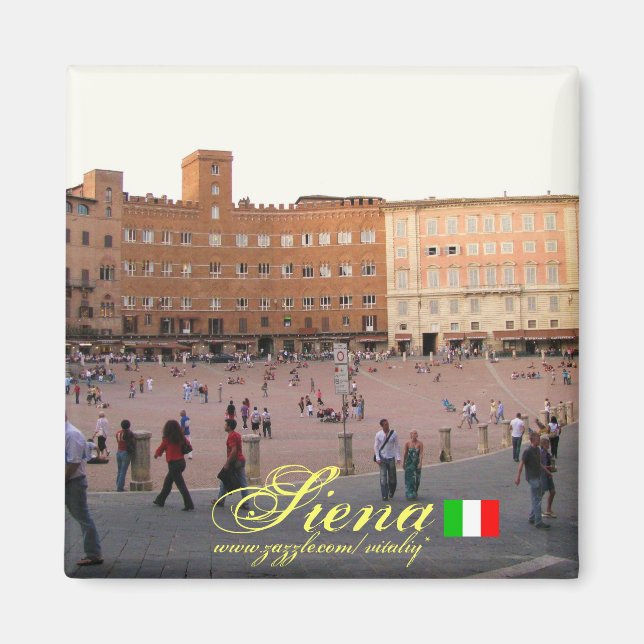 Íman Siena Itália legal imã design (Frente)