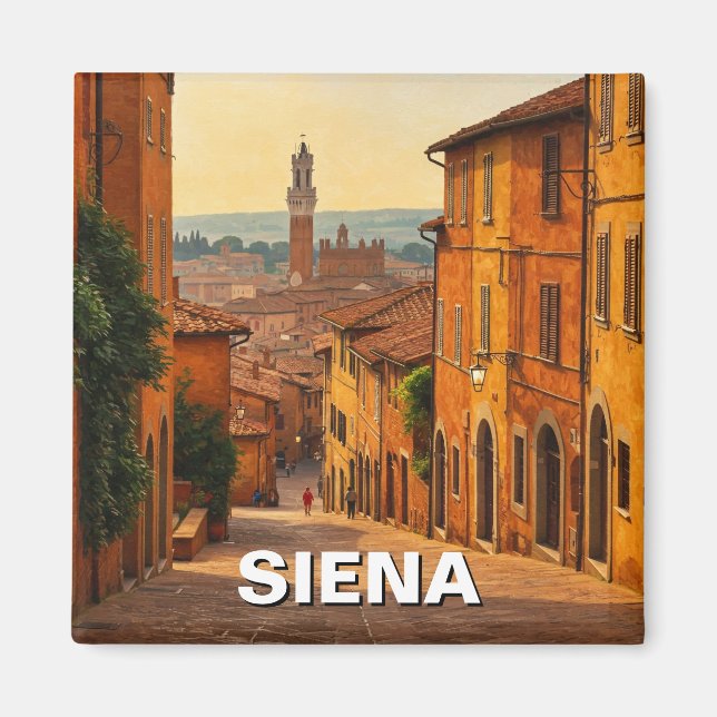 Íman Siena Itália Viagem (Frente)