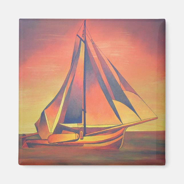 Íman Sienna Sails no Sunset (Frente)