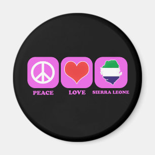 Íman Sierra Leone do amor da paz