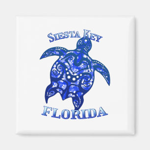 Íman Siesta Key Flórida Vacation Tribal Turtle
