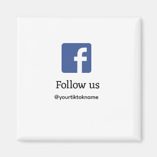 Íman siga-nos facebook username social media add QR