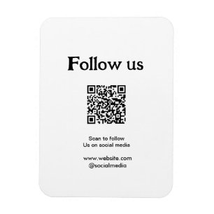 Íman Siga-nos nas redes sociais, leia o código QR para