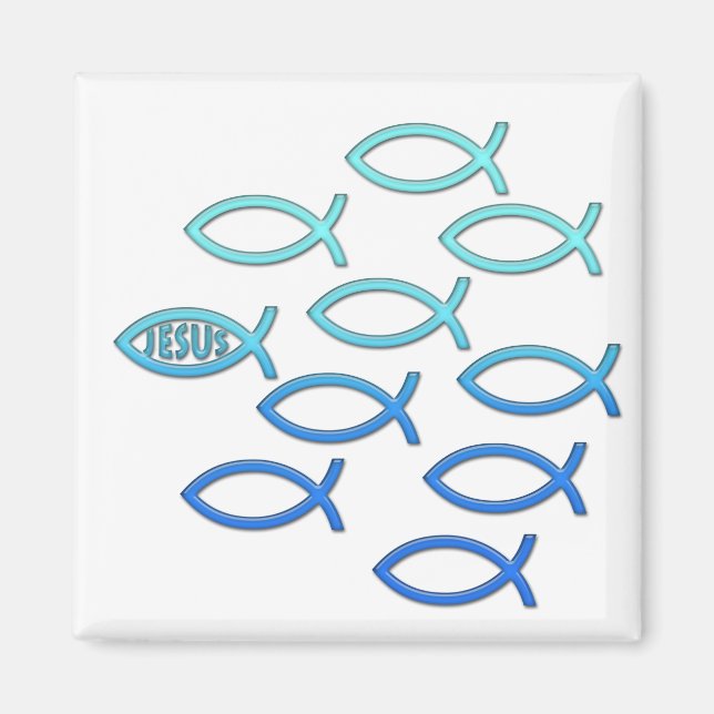 Íman Siga-O - Christian Magnet (Frente)