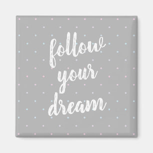 Íman Siga seu ímã Pastel ideal do teste padrão de po