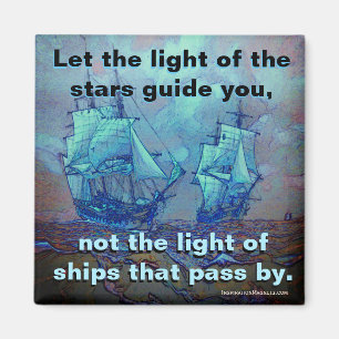 Íman Siga seu próprio trajeto