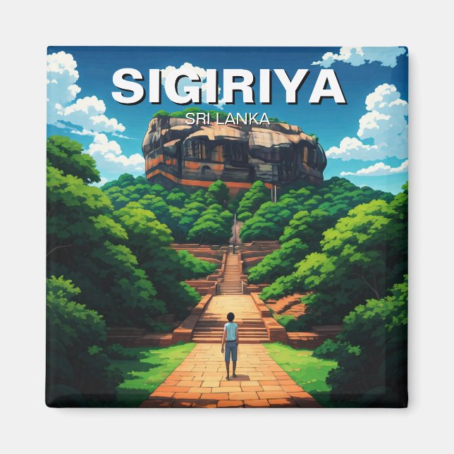 Íman Sigiriya Rock Fortress Sri Lanka (Frente)