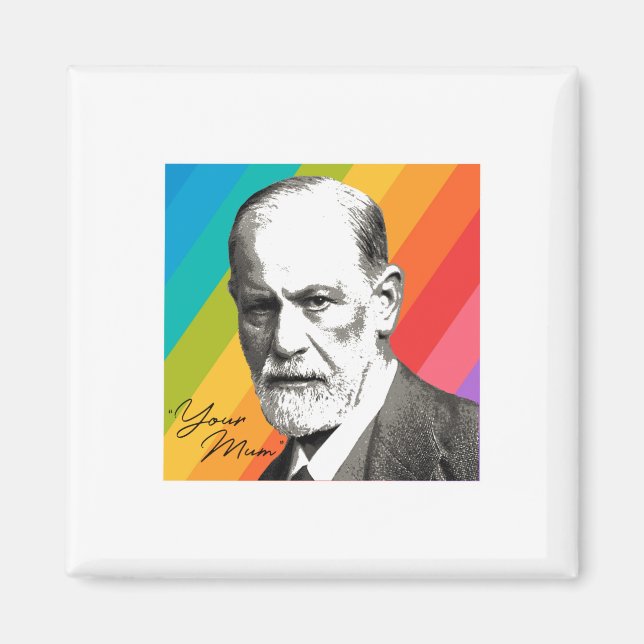 Íman Sigmund Freud - Sua Mãe (Frente)