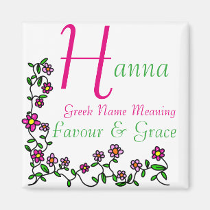 Íman Significado conhecido, Hanna, favor & benevolênci