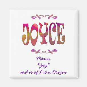 Íman Significado de Joyce Magnet