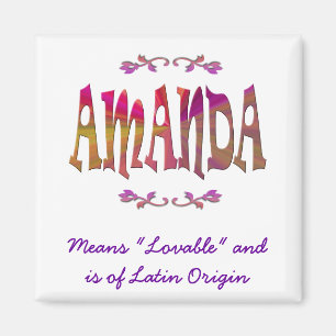 Íman Significado do ímã de Amanda