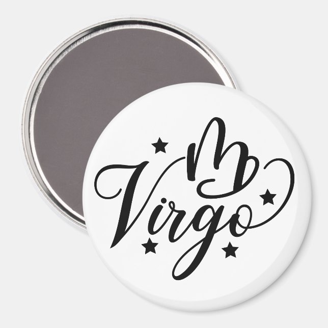 Íman Signo Zodíaco Virgem (Front/Back)