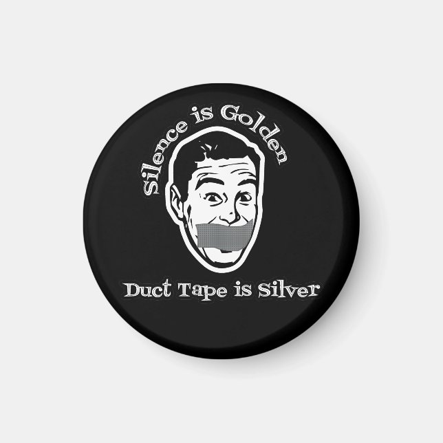 Íman Silêncio É Ouro - Fita Duta É Prateada (Frente)