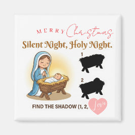 Íman Silent Night Nativity Scene Find The Shadow Game