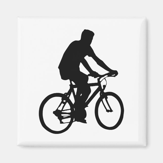 Íman Silhouette biciclo (Frente)