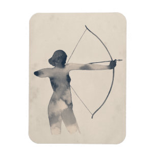 Íman Silhouette Watercolor