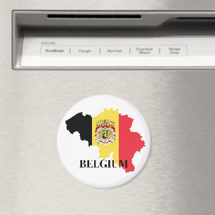 Íman Silhueta da Bélgica, bandeira,
