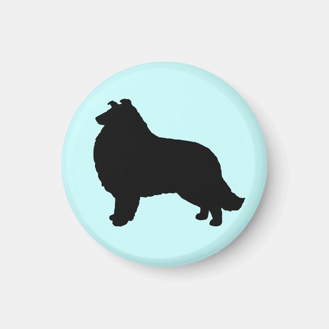 Íman Silhueta de Collie (Frente)