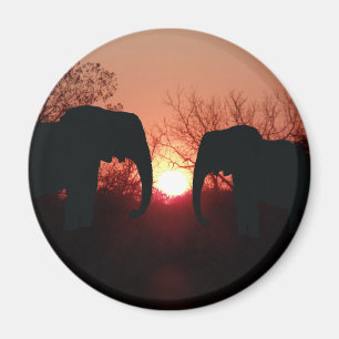 Íman Silhueta de elefante