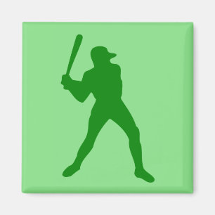 Íman silhueta do basebol