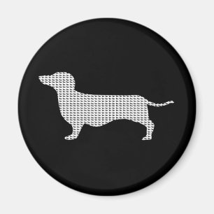 Íman Silhueta do Dachshund de muitos