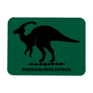 Íman Silhueta Flexível de Parasaurolophus Dinossauro