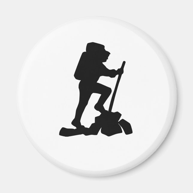 Íman silhueta preta de caminhonete simples (Frente)