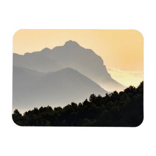 Íman Silhuetas das montanhas