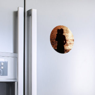 Íman Silhuette of Padre and Child