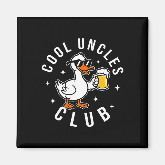 Íman Silly Uncle Goose Cool Uncles Club Shirt Men Uncle (Frente)
