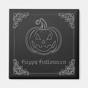 Íman Silver Jack O' Lanterna Halloween