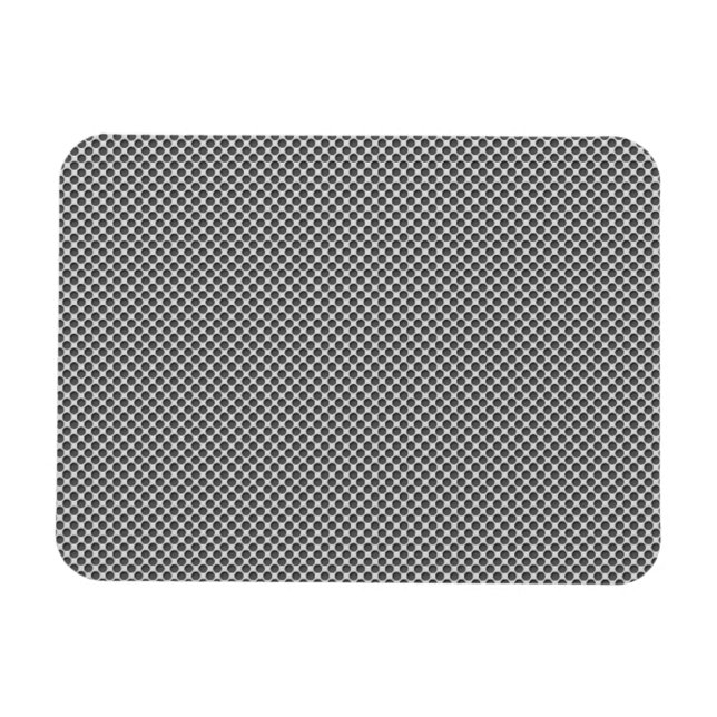 Íman Silver Metal com Padrão de Furos (Horizontal)