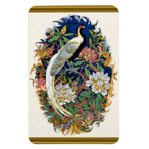 Íman Silver Peacock
