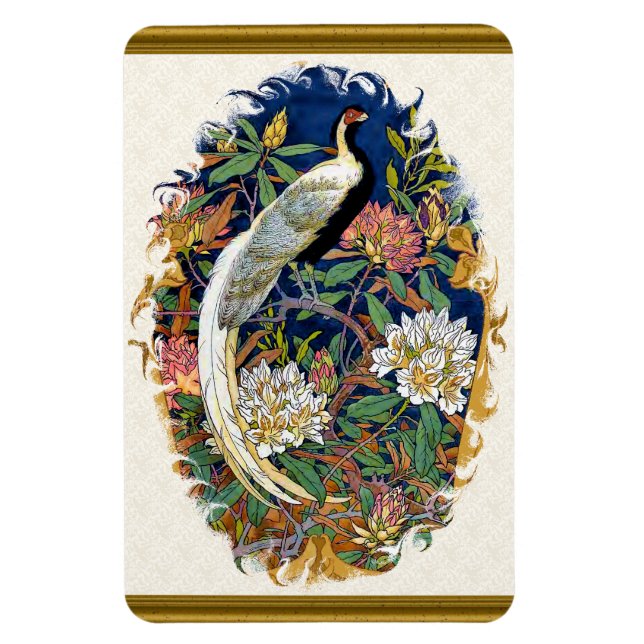 Íman Silver Peacock (Vertical)
