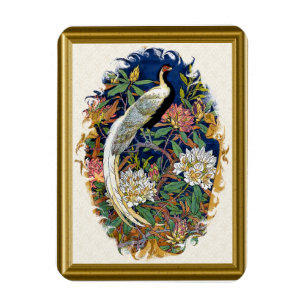 Íman Silver Peacock