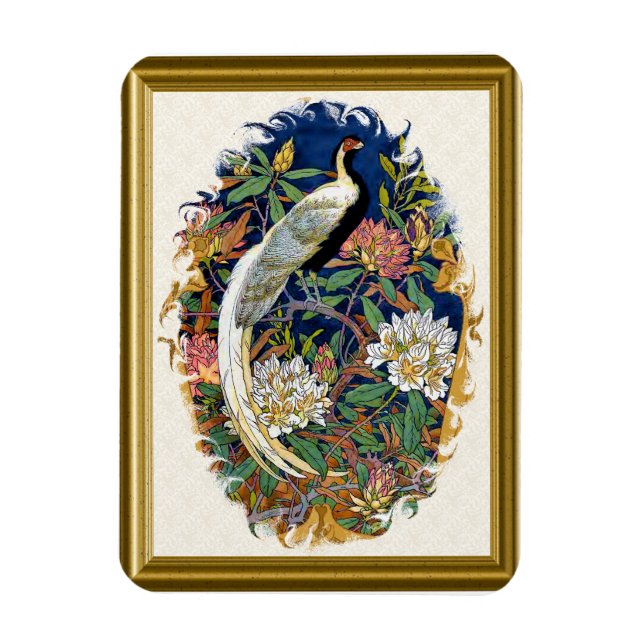 Íman Silver Peacock (Vertical)