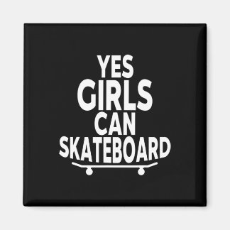 Íman Sim, as meninas podem andar de skate - Skate engra