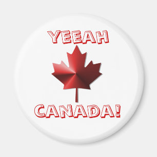 Íman Sim, canadense Flag Maple Leaf Magnet