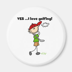 Íman SIM eu amo Golfing