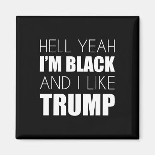 Íman Sim, eu sou negro e gosto de trump - Eleita Trump 