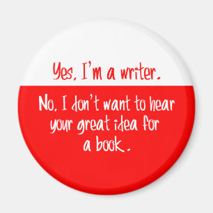 Íman Sim, eu sou um escritor